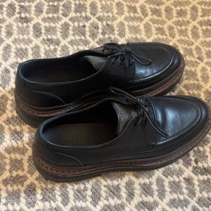 Black Leather Womens Shoes